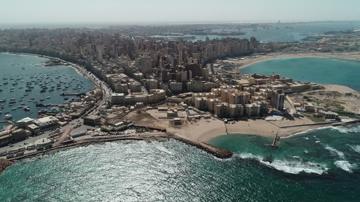 Get an Ariel view of Alexandria on your holiday to Egypt in May.