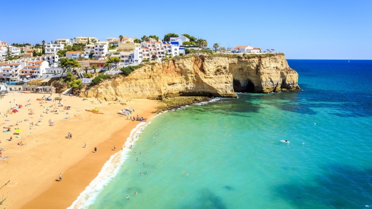 Algarve Coast is known for its beautiful beaches
