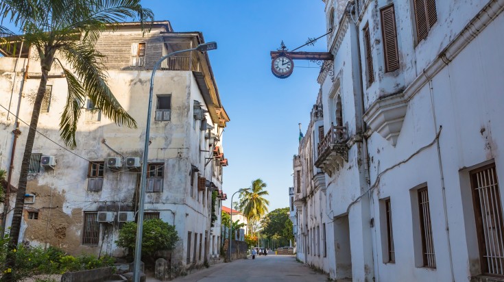 The architectural beauty of Stone Town captured in a picture.