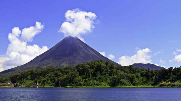 Arenal Volcan in Costa Rica is one of the most popular locations to visit.