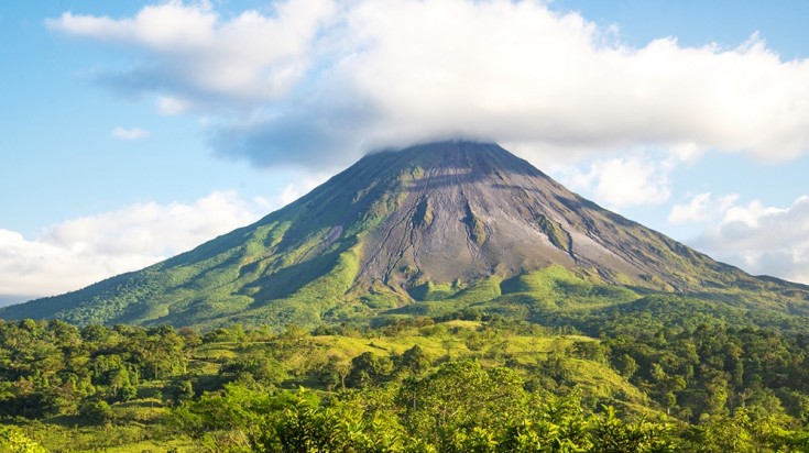 The Arenal Volcano in Costa Rica