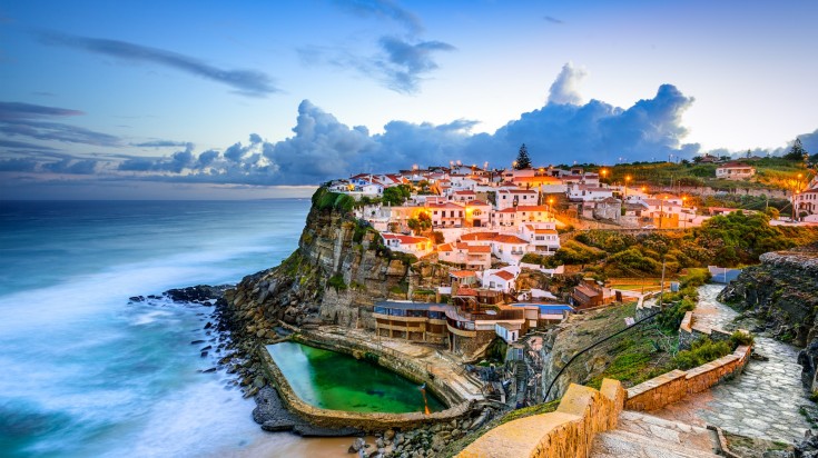 Azenhas do Mar is a seaside town of Sintra in Portugal.