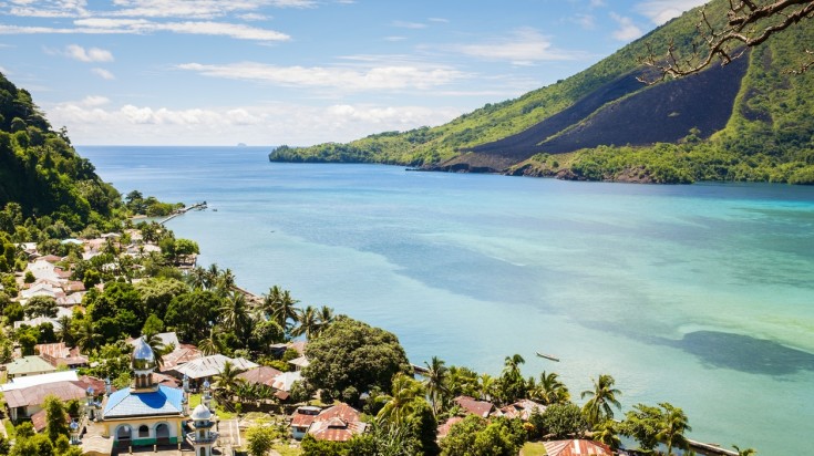 Banda island in Indonesia is a great place for hikes and treks