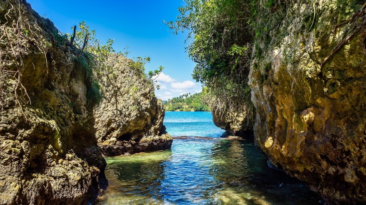 View of Fuerte de la Punta in Baracoa, the tropical island in Cuba.