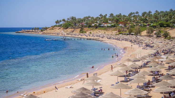 Head to beaches of Egypt for a relaxing time.