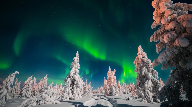 Best places to see the northern lights night light