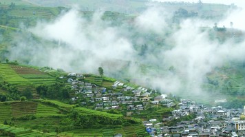 The Dieng Plaleau is one of the coolest places in the country (temperature wise, but it's pretty interesting too) as it can be found some 2,000 m above sea level. Dieng Plaleau is one of the best places to visit in Indonesia