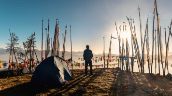 Sunrise at Chele la pass, Bhutan