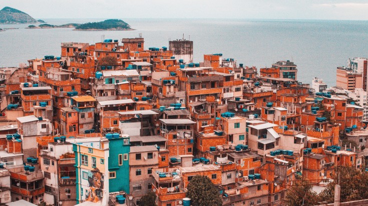 Morro do Cantagalo   Copacabana, Rio de Janeiro, Brazil