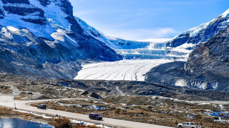 Colombia Icefield in the Canadian Rockies