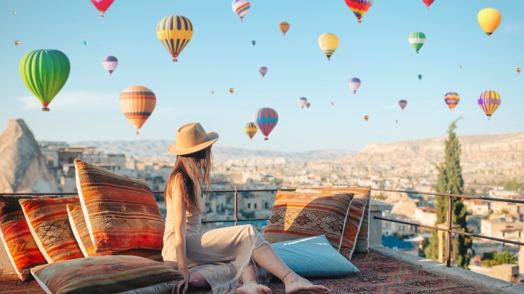 If you are looking for things to do in Turkey, try a hot air balloon ride.