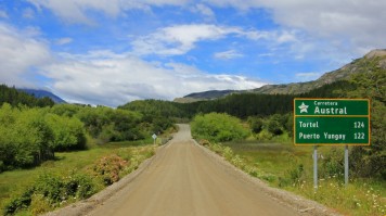 carretera austral in the Aysen Region