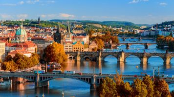 Charles Bridge, the medieval bridge at the heart of the Czech capital