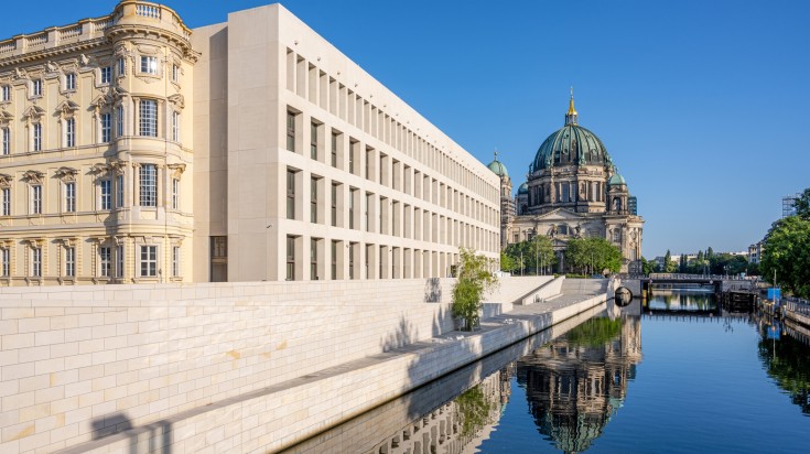 The Berliner Dom with reconstructed City Palace, Berlin.