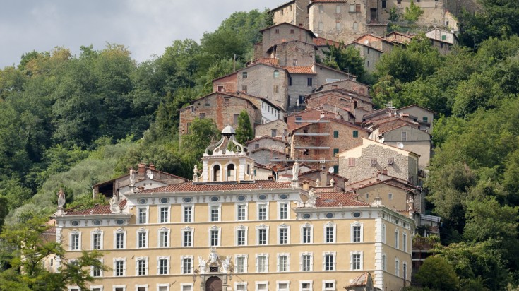 The medieval town of Collodi is named after a famous writer Carlo Collodi.