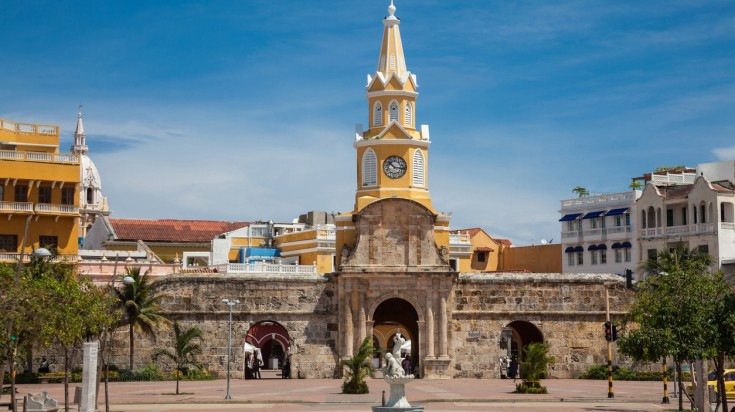 Cartagena de Indias in Colombia in May