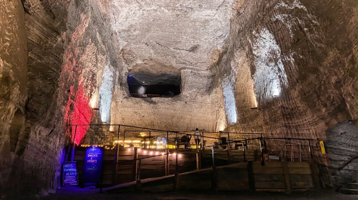 Salt Cathedral of Zipaquira in Colombia in November