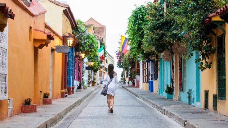 Visitor exploring Colombia in September