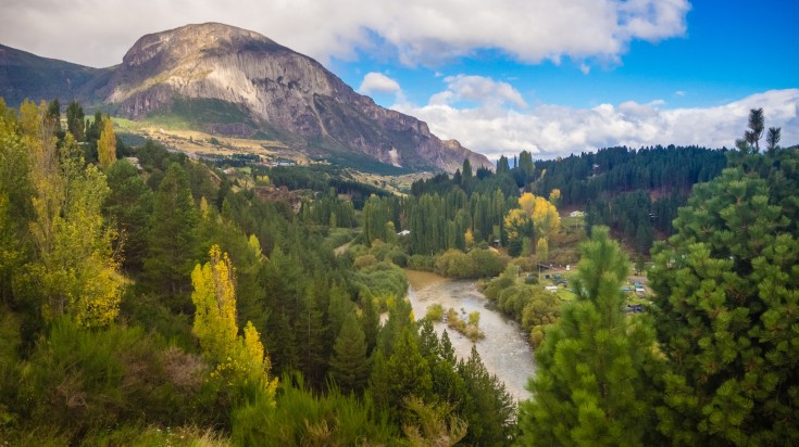 Landscape near Coyhaique, Patagonia.