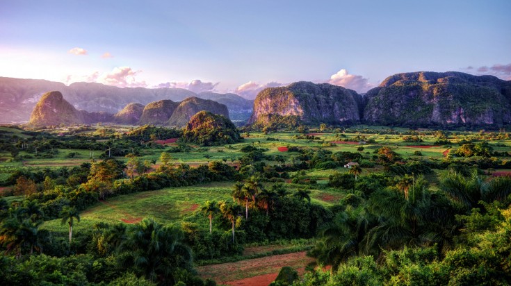 View of Vinales in Cuba.