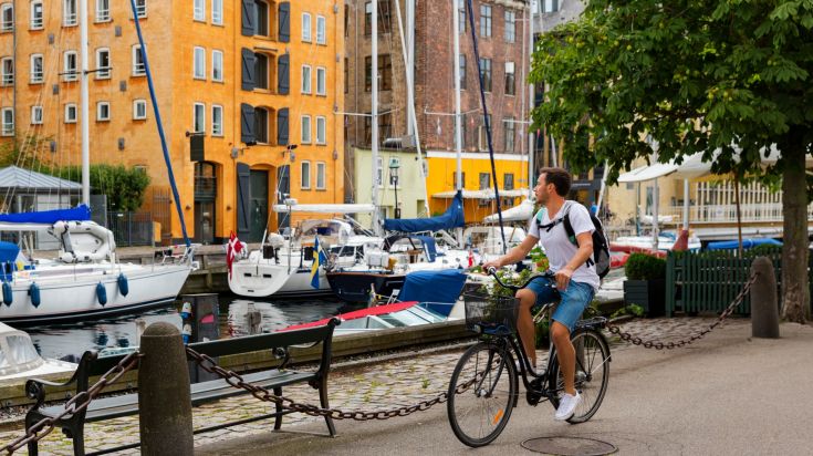 Cycling in Copenhagen