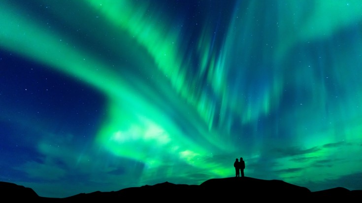 Denmark is a great place to visit in February to view the Aurora borealis.