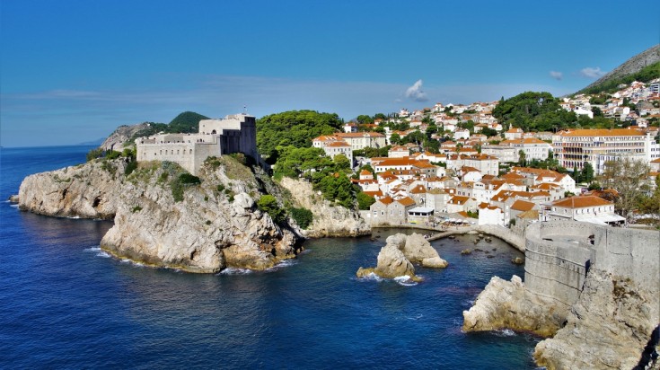 See the Old City walls in Dubrovnik in Croatia.