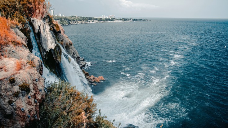 View Duden Waterfall during a 10-day tour of Turkey.