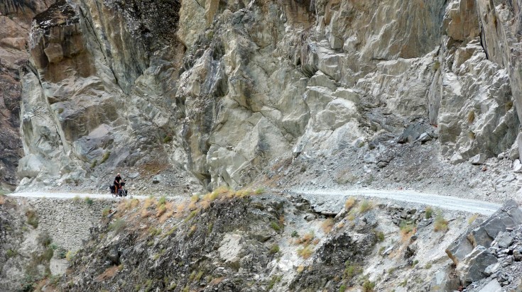 The Pamir Highway is the second highest international highway in the world, frequently sustaining an elevation of around 4000 meters.