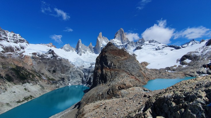 El Chalten city in Patagonia.