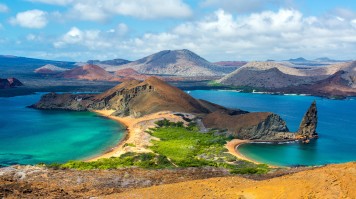Bartolome Island in the Galapagos during a 12-day Galapagos tour.