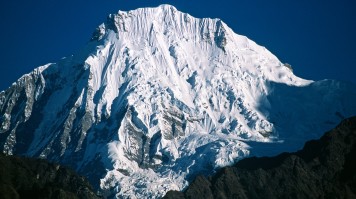 View of Ganesh Himal during Manaslu Circuit Trek.