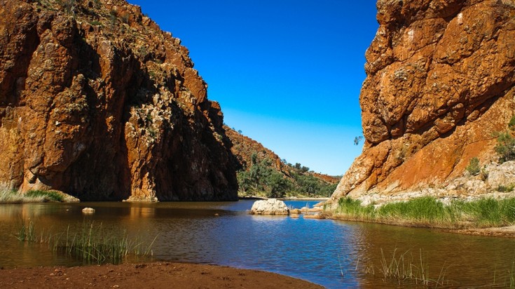 Glen Helen Gorge in West MacDonnell Ranges