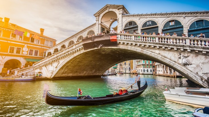 Venice is one of the best places to visit in Italy and is best explored in a Gondola.