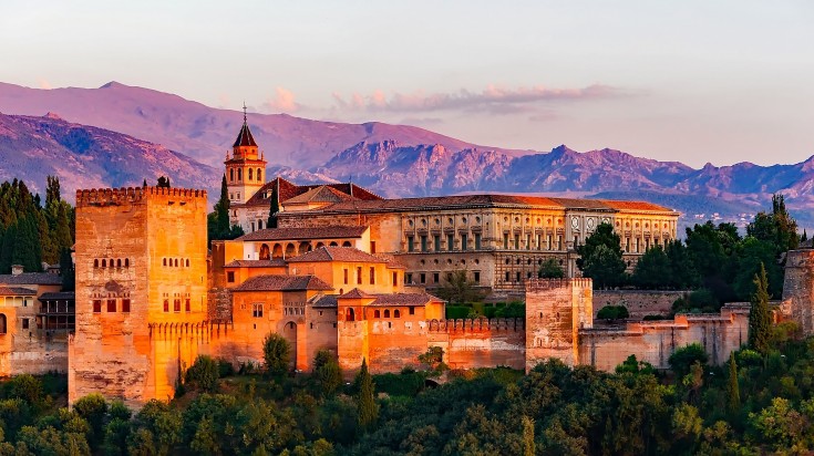 Alhambra in Granada Spain