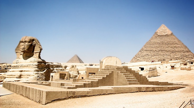 The Great Pyramid of Giza is one of the oldest pyramids in Egypt.