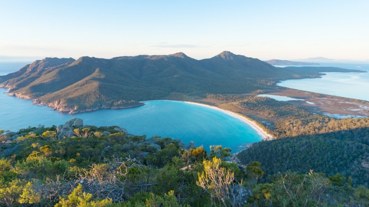 honeymoon in Australia, Wineglass bay