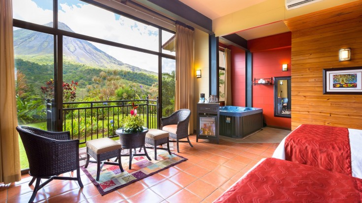 Hotel Arenal Kioro provides some stunning views of Arenal Volcano.