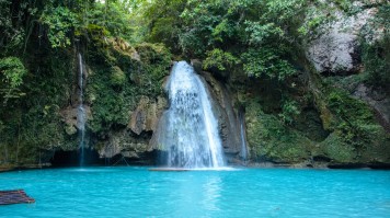 Beautiful Kawasan falls in Cebu City