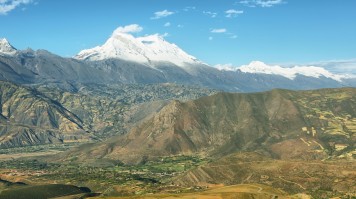 Laguna Churup lies in the Huascaran National Park