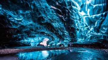 Ice caves are found to be plenty in Vatnajokull glacier