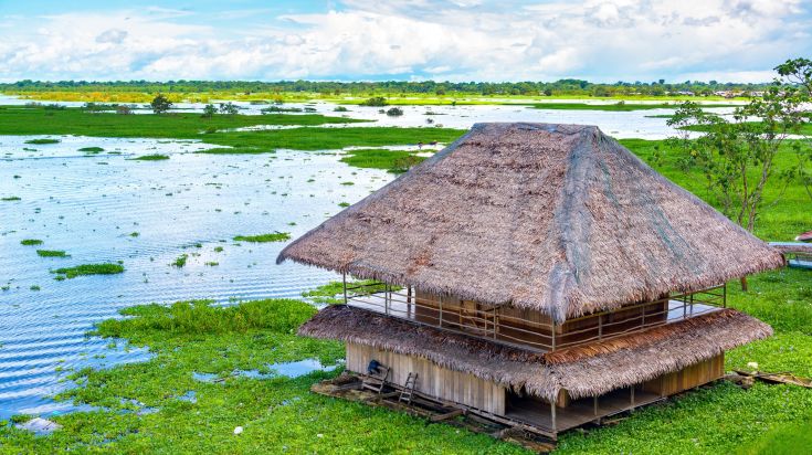 Iquitos city an amazon River port in the northeastern Peru