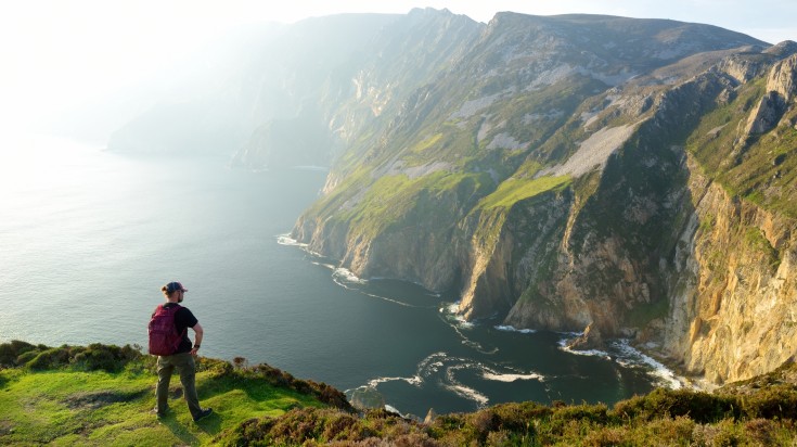 Irelands highest sea cliffs, located in south west Donegal