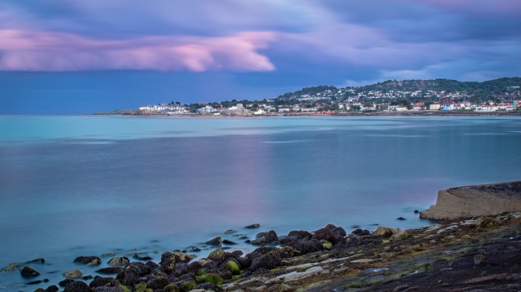 Sandycove Across Scotsman's Bay at Dusk, County Dublin