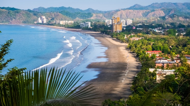 Jaco Beach in Costa Rica is one of the liveliest beaches in the country.