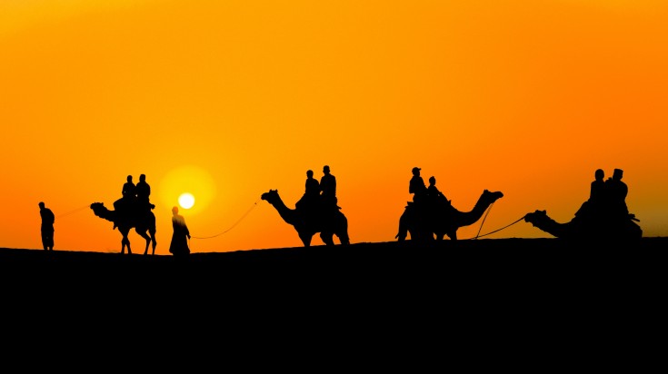 Camel Safari in Jaisalmer