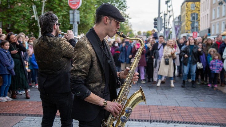 Watch jazz performers in Cork in Ireland in October.