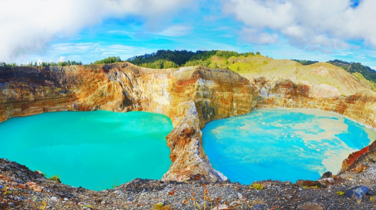 Kelimutu is one of the diverse islands in Indonesia