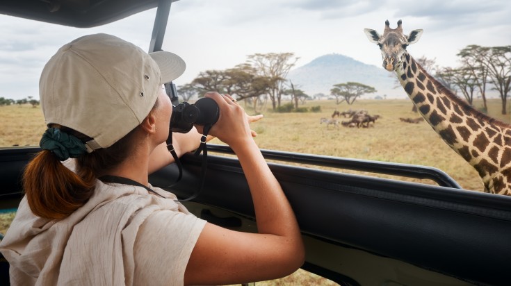 Open roof Jeep Safari in Tanzania