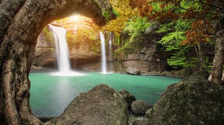 Hew Su Wat waterfall in Khao Yai National